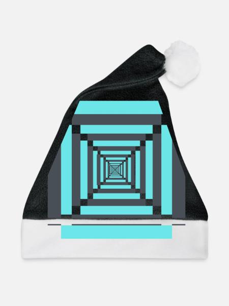 Unendlichkeit - Weihnachtsmütze - Schwarz/Weiß