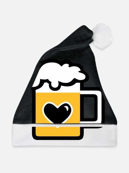 Mass Bier - Weihnachtsmütze - Schwarz/Weiß
