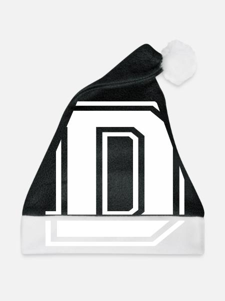 D - Weihnachtsmütze - Schwarz/Weiß