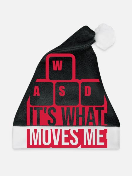 its what moves me - Weihnachtsmütze - Schwarz/Weiß