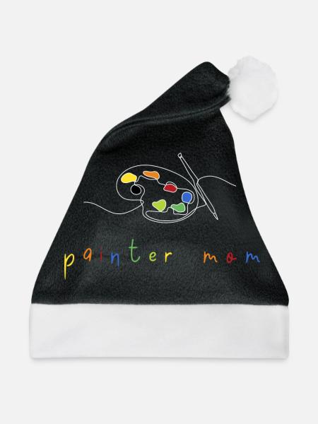 Maler Handwerker Beruf Spruch Geschenk - Weihnachtsmütze - Schwarz/Weiß