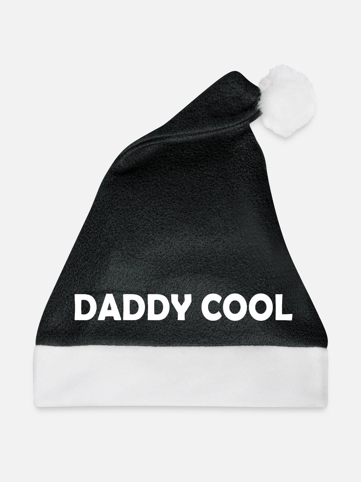 Daddy cool - Weihnachtsmütze - Schwarz/Weiß - Vorne