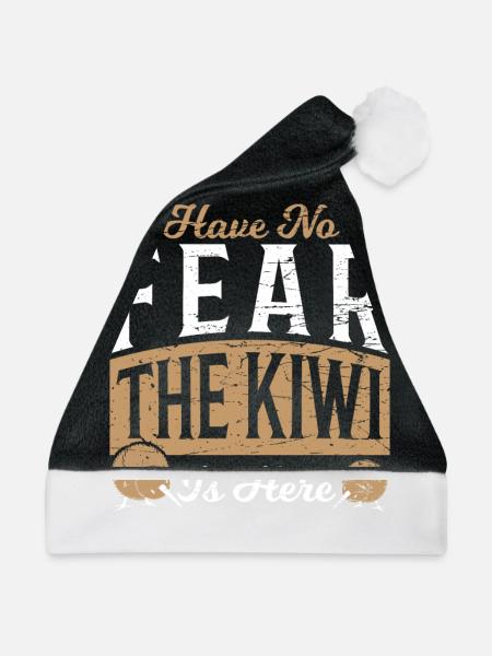 Kiwi - Weihnachtsmütze - Schwarz/Weiß