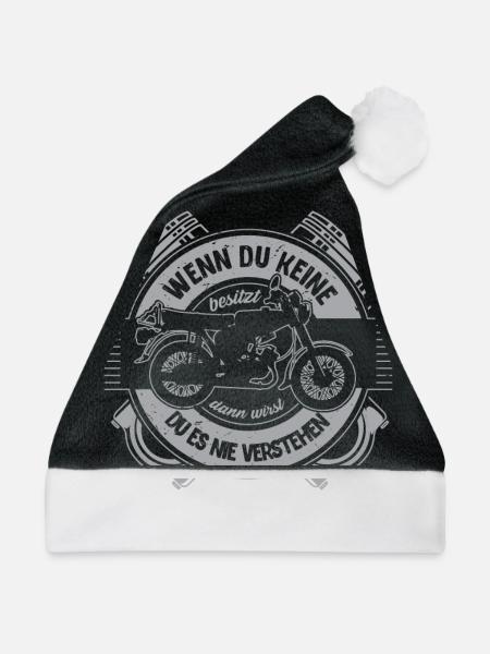 Simmi S51 Wenn du keine Besitzt - Weihnachtsmütze - Schwarz/Weiß - Vorne