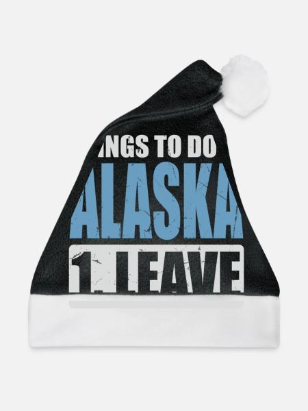 Alaska Meme - Weihnachtsmütze - Schwarz/Weiß