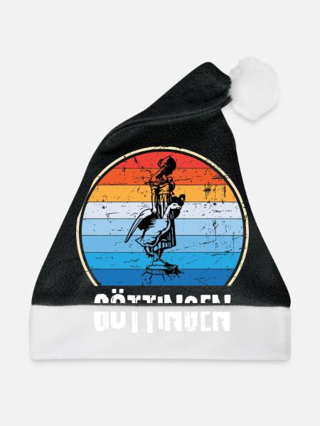 Göttinger Basketball Uni Göttingen Souvenir - Weihnachtsmütze - Schwarz/Weiß