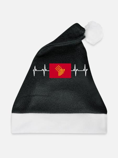 France Languedoc Roussillon - Weihnachtsmütze - Schwarz/Weiß - Vorne