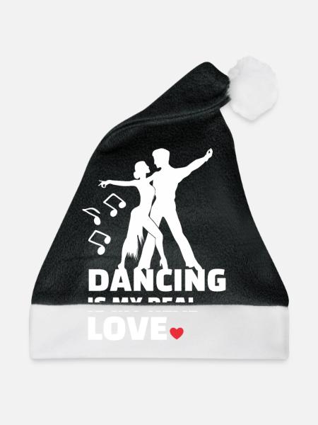 Ich Liebe Es Zu Tanzen - Weihnachtsmütze - Schwarz/Weiß