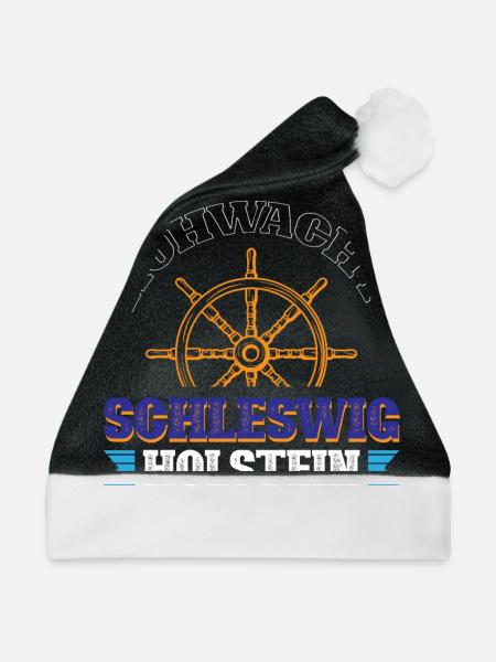 Hohwacht Schleswig-holstein - Weihnachtsmütze - Schwarz/Weiß - Vorne