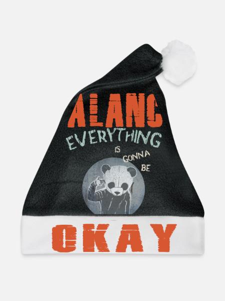 Okay - Weihnachtsmütze - Schwarz/Weiß
