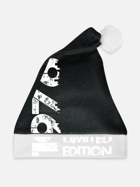 Limited Edition 1976 - Weihnachtsmütze - Schwarz/Weiß - Vorne