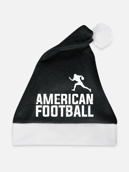 American Football - Weihnachtsmütze - Schwarz/Weiß