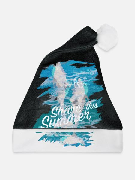 Delphine - Weihnachtsmütze - Schwarz/Weiß
