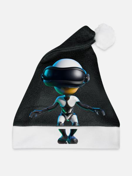 VR Alien - Weihnachtsmütze - Schwarz/Weiß