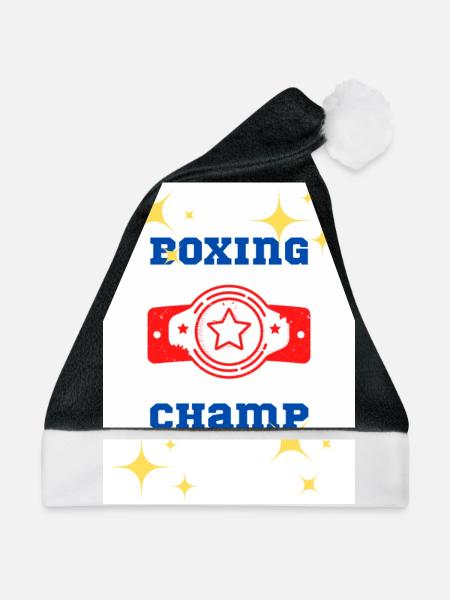Boxen Champ - Weihnachtsmütze - Schwarz/Weiß