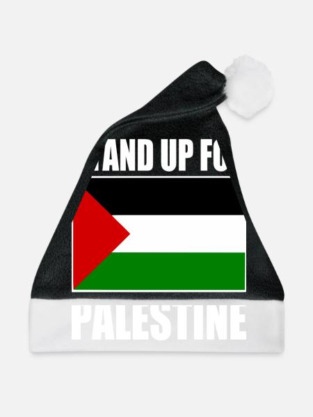 stand up for palestine - Weihnachtsmütze - Schwarz/Weiß