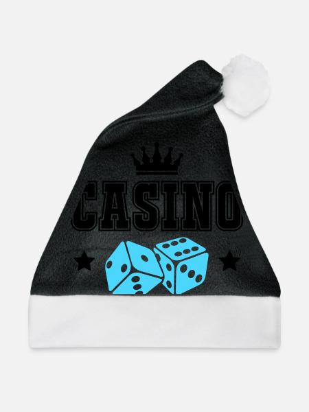 casino - Weihnachtsmütze - Schwarz/Weiß