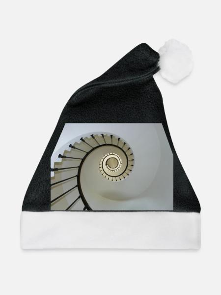Wendeltreppe - Weihnachtsmütze - Schwarz/Weiß