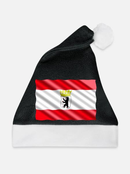 berlin - Weihnachtsmütze - Schwarz/Weiß