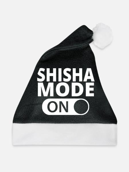 MODE ON SHISHA - Weihnachtsmütze - Schwarz/Weiß