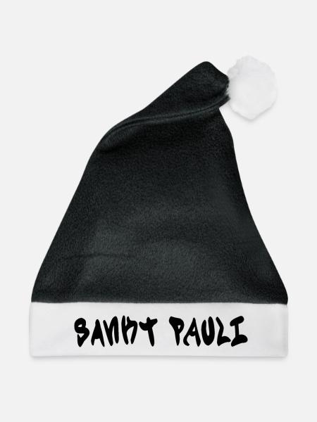 SANKT PAULI - Weihnachtsmütze - Schwarz/Weiß