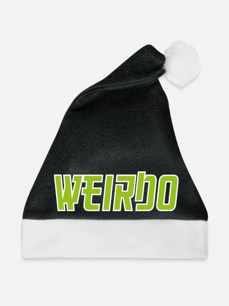 Weirdo - Weihnachtsmütze - Schwarz/Weiß