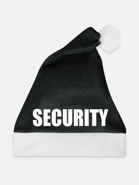 Security - Weihnachtsmütze - Schwarz/Weiß