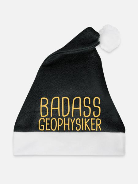 Geophysiker Badass Geophysik - Weihnachtsmütze - Schwarz/Weiß