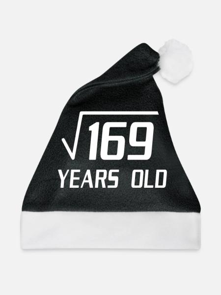 169 years old - Weihnachtsmütze - Schwarz/Weiß