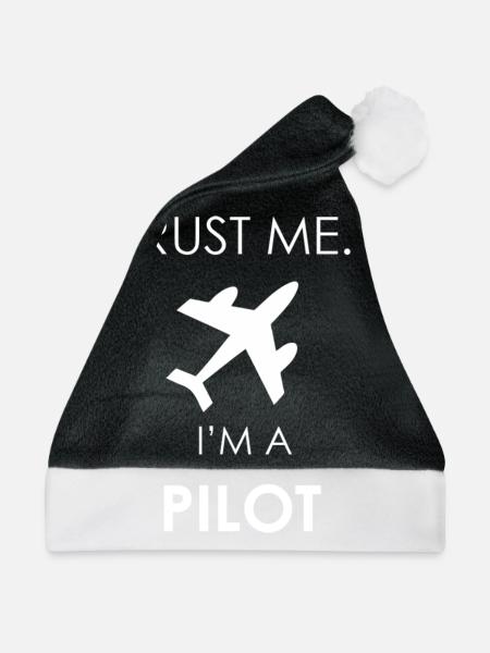 Pilot - Weihnachtsmütze - Schwarz/Weiß