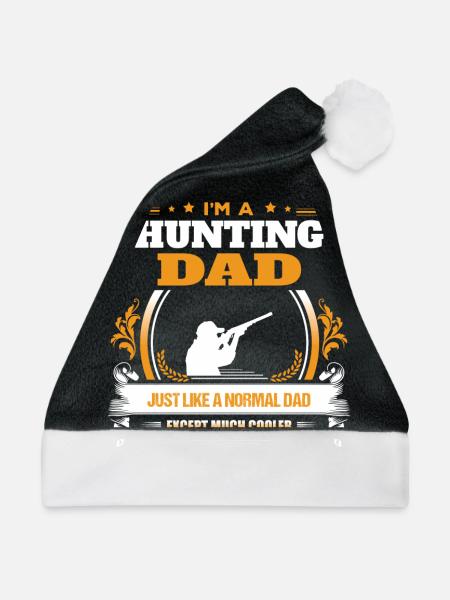 Jagd-Vati-Hemd-Geschenk-Idee - Weihnachtsmütze - Schwarz/Weiß