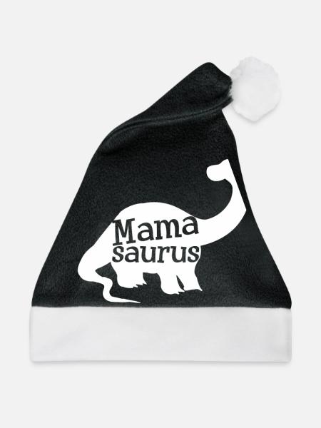 Mamasaurus - Weihnachtsmütze - Schwarz/Weiß