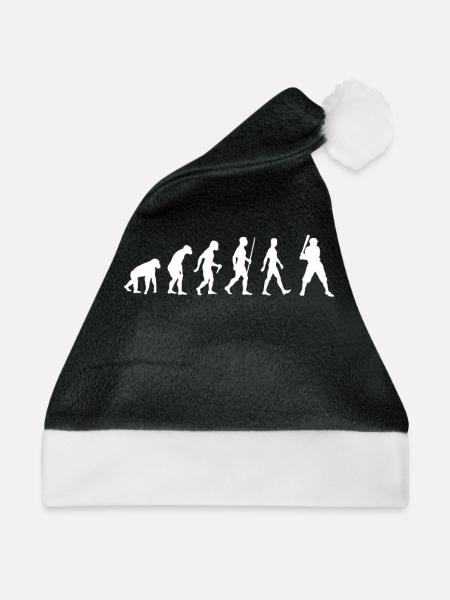 Baseball Evolution Baseballspieler - Weihnachtsmütze - Schwarz/Weiß