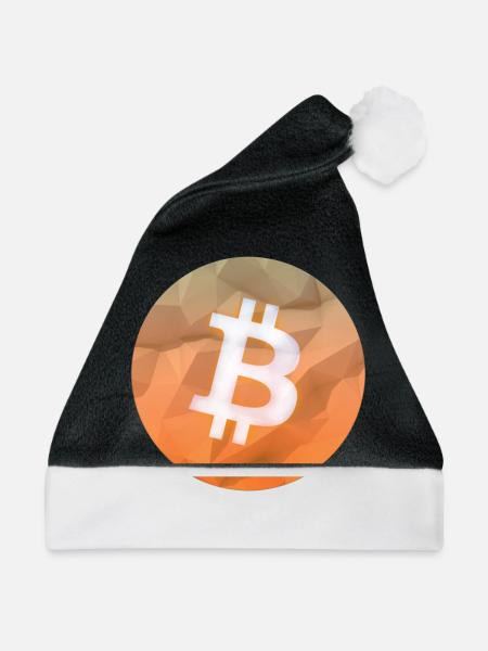 Bitcoin - Weihnachtsmütze - Schwarz/Weiß