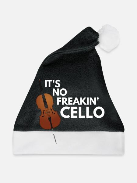Cello - Weihnachtsmütze - Schwarz/Weiß