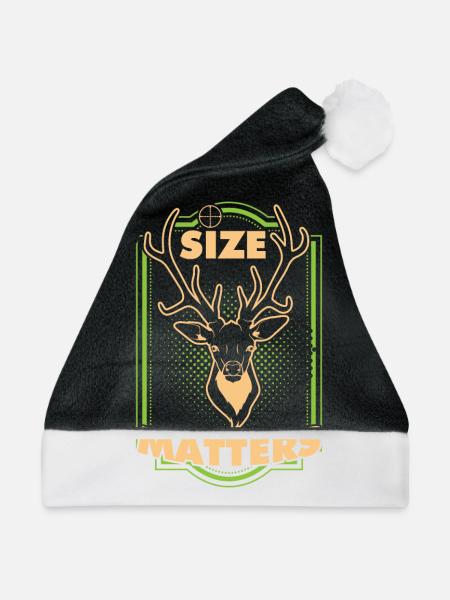 Size Matter - Weihnachtsmütze - Schwarz/Weiß