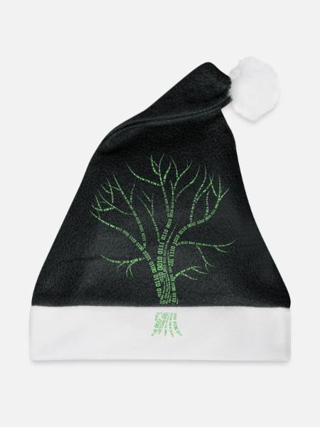 0 und 1 Programmierer Binärcode Binär Shirt - Weihnachtsmütze - Schwarz/Weiß