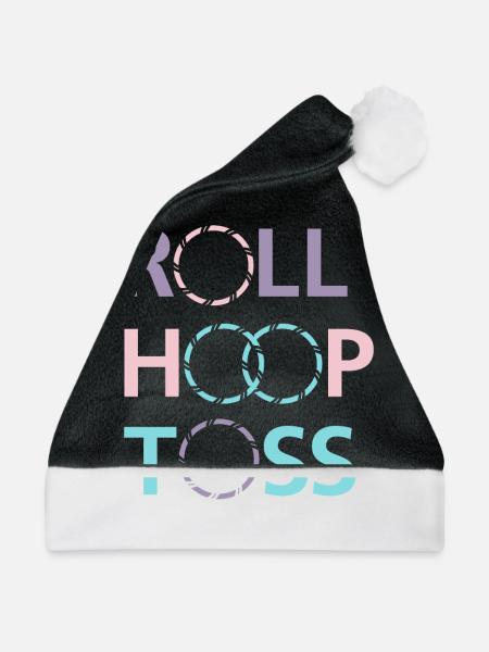 Hula Hoop - Weihnachtsmütze - Schwarz/Weiß - Vorne