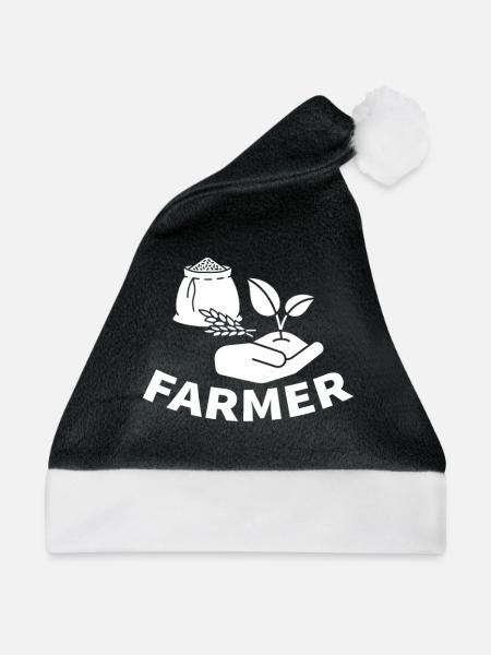 Bauer - Weihnachtsmütze - Schwarz/Weiß
