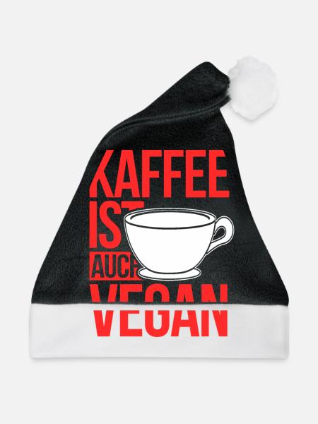 Perfektes Kaffee-Trinker Geschenk - Weihnachtsmütze - Schwarz/Weiß