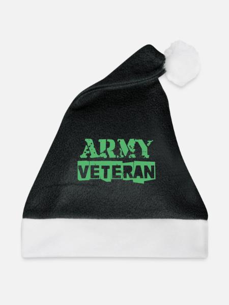 Veteranen Veteranen Veteranen Veteranen - Weihnachtsmütze - Schwarz/Weiß - Vorne