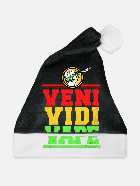 Vape - Weihnachtsmütze - Schwarz/Weiß