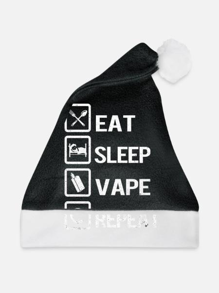 Vape - Weihnachtsmütze - Schwarz/Weiß