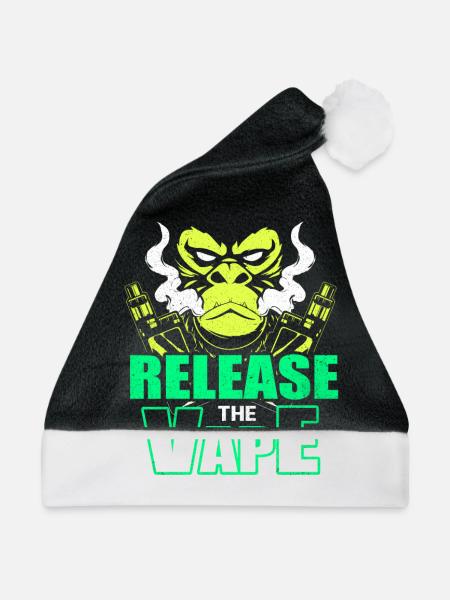 Vape - Weihnachtsmütze - Schwarz/Weiß