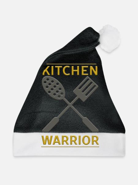 Kitchen Warrior - Küchen Krieger - Weihnachtsmütze - Schwarz/Weiß