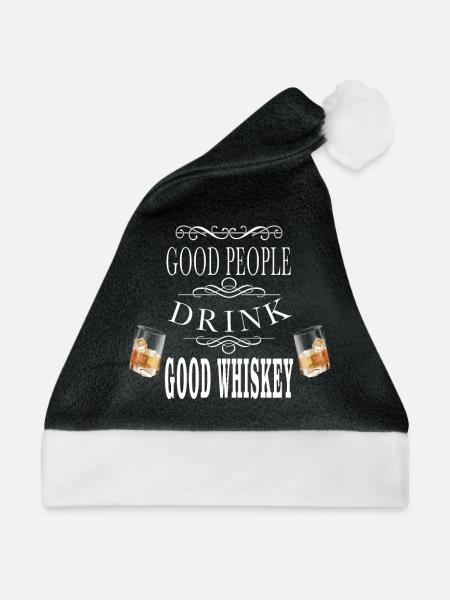 Whiskey - Weihnachtsmütze - Schwarz/Weiß
