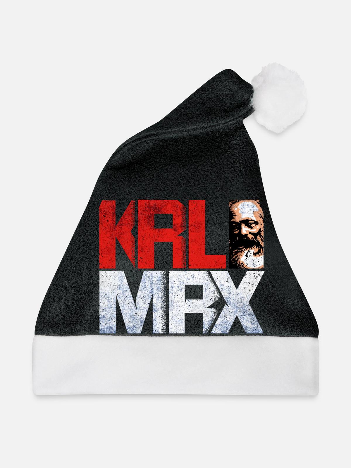 Kommunismus - Weihnachtsmütze - Schwarz/Weiß - Vorne