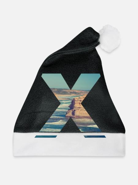 Sommerurlaub - Weihnachtsmütze - Schwarz/Weiß