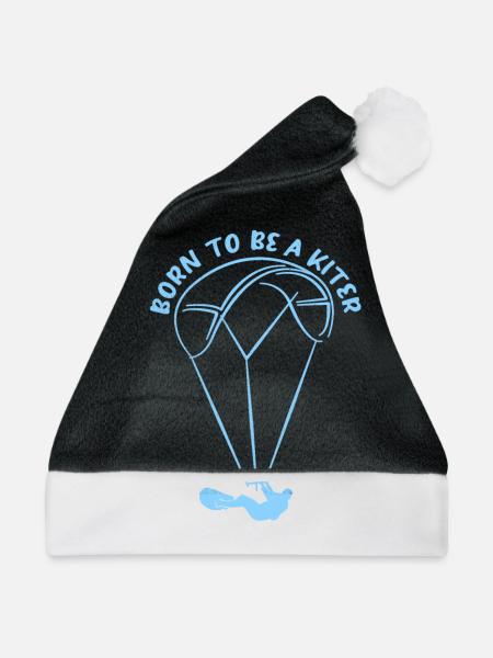 Kiteboard - Weihnachtsmütze - Schwarz/Weiß