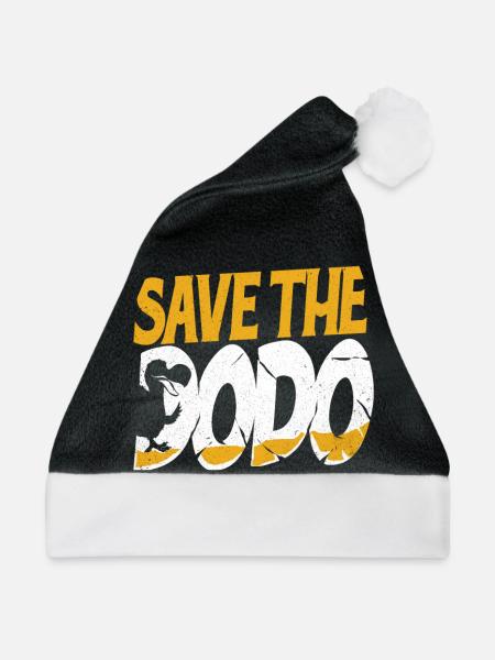 Dodo - Weihnachtsmütze - Schwarz/Weiß - Vorne